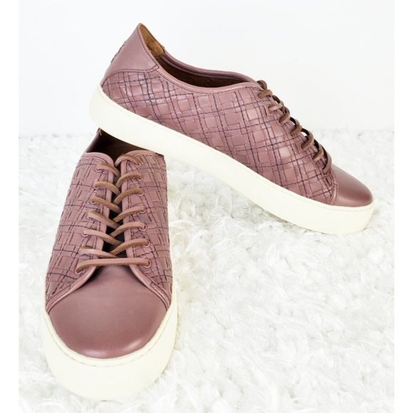 Frye lilac Lena woven Leather sneakers size 10M - Picture 2 of 8